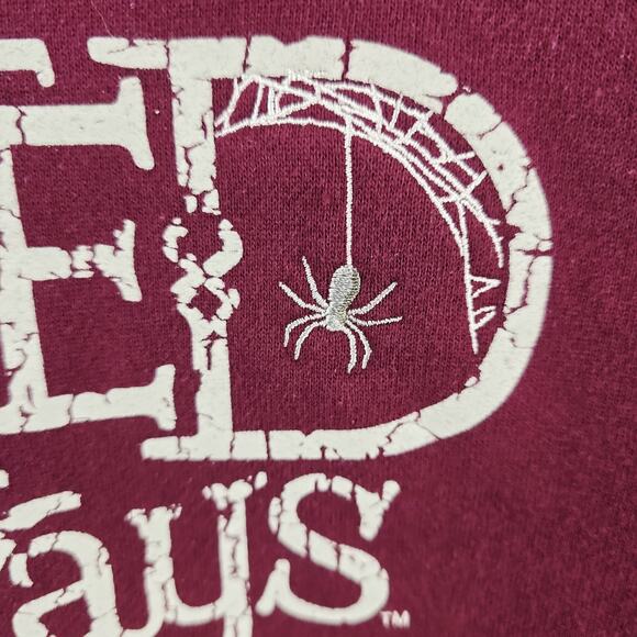 The Haunted Hathaways TV Show Promo Hoodie Adult Large Red Nickelodeon Y2K Rare - Picture 5 of 10